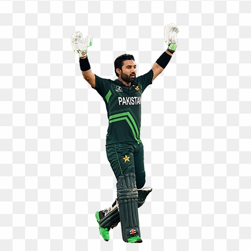 Mohammad Rizwan Pakistani cricketer PNG Image